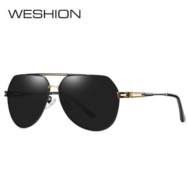 

sunglasses pilot retro men polarized oversized sun glasses women/men driving shades masculino with case uv400, White;black
