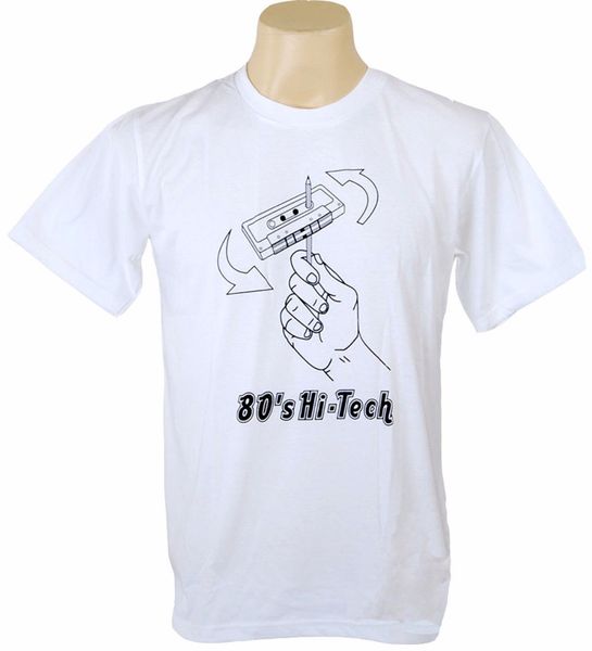 

2019 summer men's 100% cotton cool rotary tape tape retro retro t-shirt casual men's tee shirt