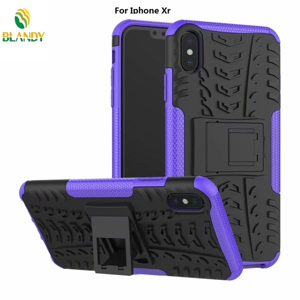 

for iphone xs max xr comb armor hybrid tpu pc hard cover support case for iphone x 8 7 plus