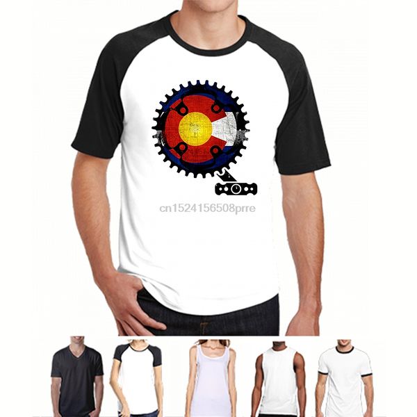 

новый летний слим tee shirt колорадо велосипедов звездочка футболка