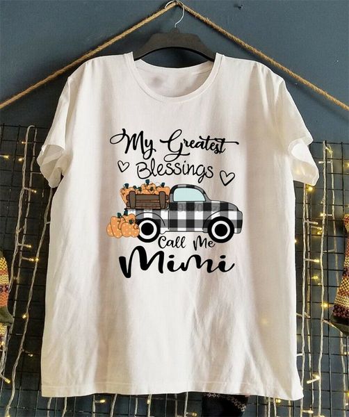 

car my greatest blessings call me mimi classic white t shirt gift for menwomen popular tagless tee shirt