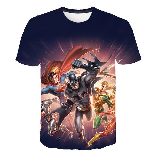

superman/batman/spider man/captain america /hulk/iron man 3d men 3d print shirts horror anime kawaii men clothing