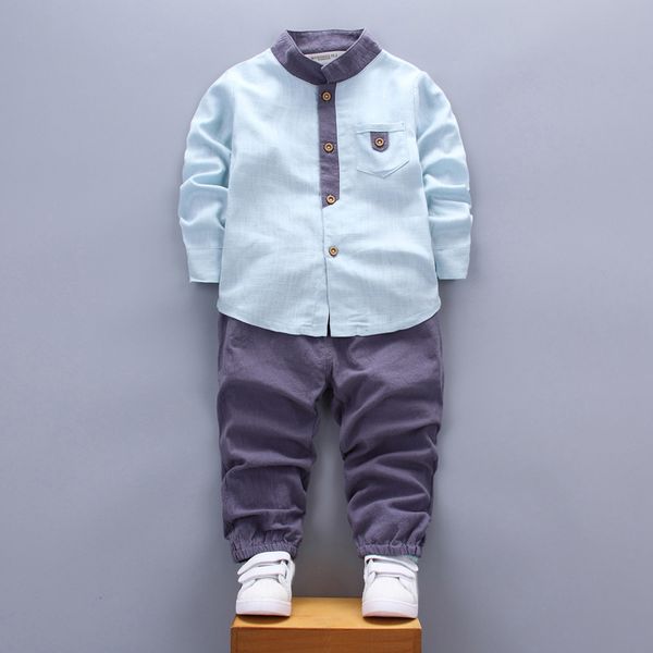 

2pcs autumn fashion infant baby kids boys girls clothes children + trousers cotton clothing suits outfits suits sets, White