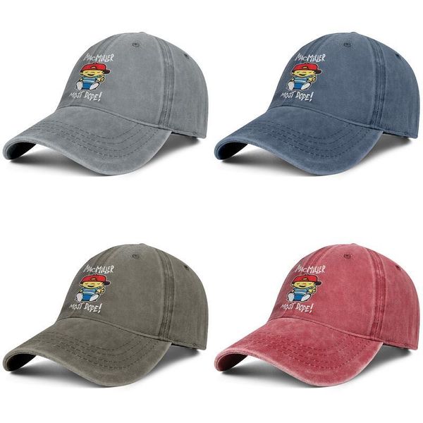 

men women rip mac miller most dope fashion denim baseball cap cool washed dad hat adjustable vintage ball macadelic mac miller & the, Blue;gray