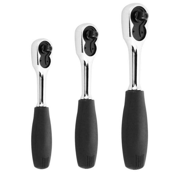 

1/2" 3/8" 1/4" handle drive socket ratchet wrench spanner quick release 45 teeth