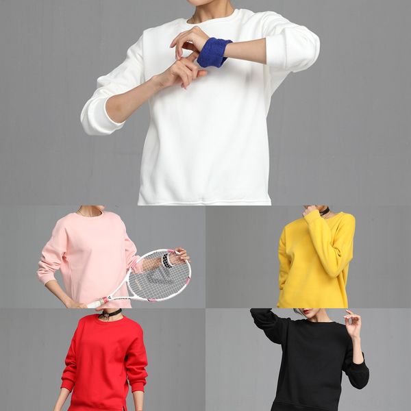 

loose haze blue autumn and winter new fashion women's round collar pullover pullover pulloverpullovershirt thin casual long sleeve s, Black
