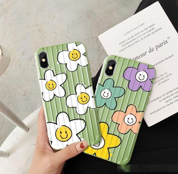 

cartoon phone case for iphone phone case mobile shell painted creative marble silicone soft for iphone 11 pro max xs max xr x 6s 7 8 plus