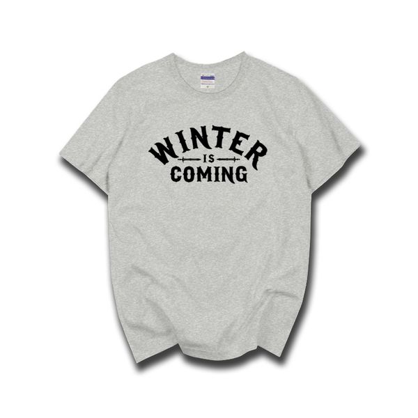 

2020 new style house stark short sleeve t shirt winter is coming game of thrones song of ice and fire t-shirt jersey 100% cotton