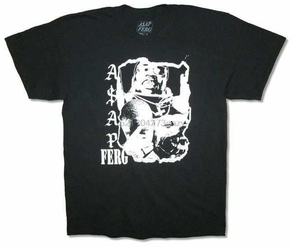 

a $ ap ferg work тексты песен black t shirt новый официальный мерч asap mob hip hop
