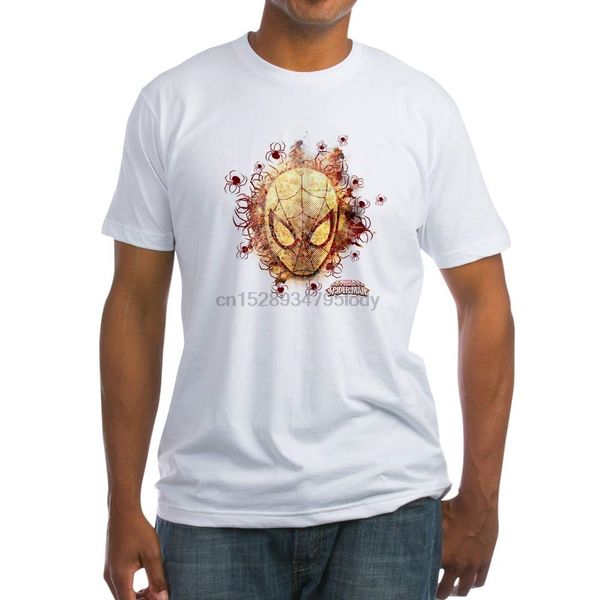 

cafepress spider man spiders head fitted t shirt fitted tee