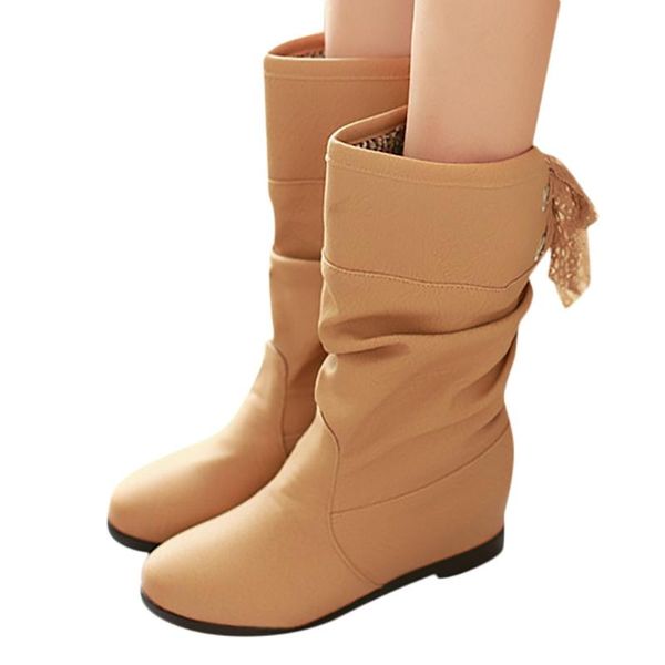 

winter boots women size 53 2121 nice fashion casual ladies shoes retro boot woman bota feminina autumn winter boots for women, Black