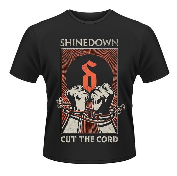 

shinedown cut the cord threat to survival tee t-shirt mens street tee shirt