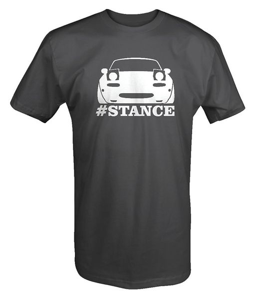 

2019 fashion summer style japanese car miata racings lowered t shirt tee shirt