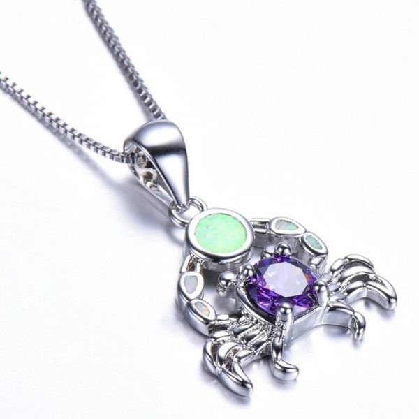 

exquisite and stylish crab pendant necklace girl party charm accessories birthday gift jewelry, Silver