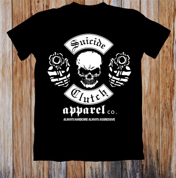 

suicide clutch skull t shirt apparel casualÂ tee shirt