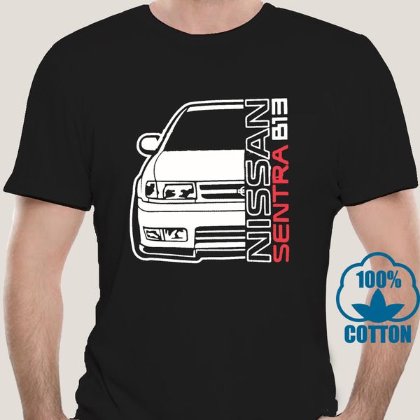 

2115a nissan sentra b13 car racing cotton t-shirt