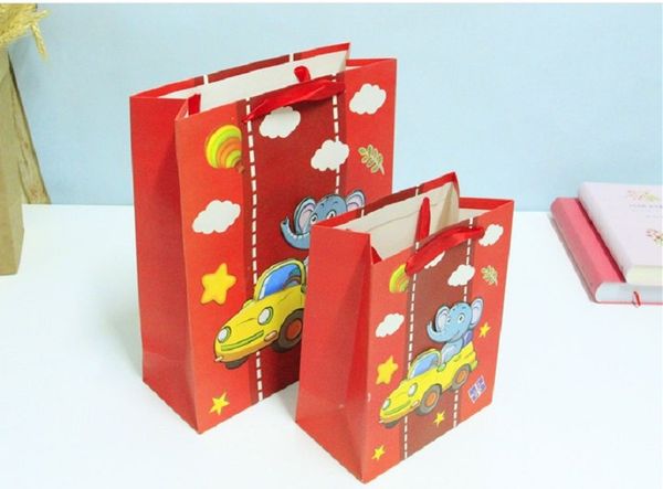 

2020 new high grade paper bag cartoon paper bag packing bags 30*41.5*12cm 26*32*10cm