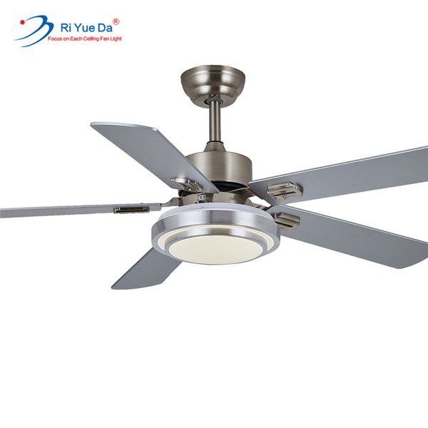 

riyueda 1300mm low voltage solid wood blade ceiling fan with light