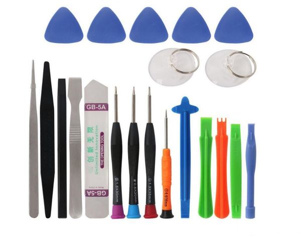 

21 in 1 mobile phone repair tools kit spudger pry opening tool screwdriver set for iphone x 8 7 6s 6 plus 11 pro xs hand tools