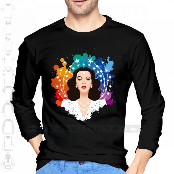 

ziegfeld hedy custom design print for men women cotton new cool tee t shirt big size 6xl hedy lamarr ziegfeld girl