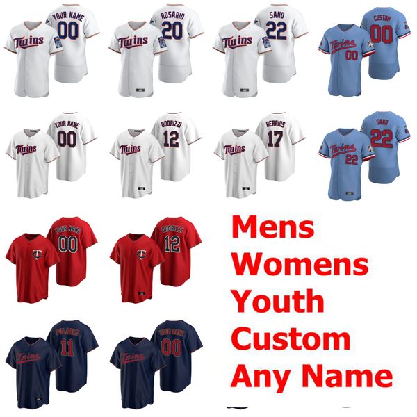 

sean poppen jersey womens jorge polanco taylor rogers cody stashak nelson cruz devin smeltzer matt wisler baseball jersey custom stitched, Blue;black