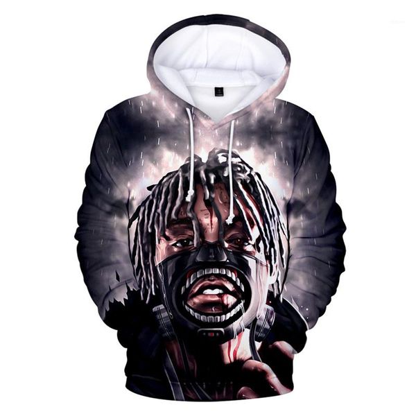 

mens loose plus size xxxtentacion mens hoodies designer 3d printed pullover sweatshirt fashion, Black