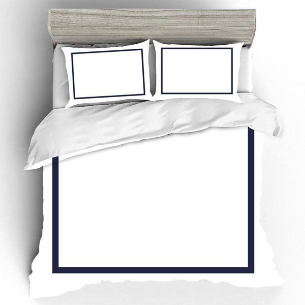 

linen cotton bed linen set geometric bedding set stitching comforter bedding double bed home textile clothes dropshipping