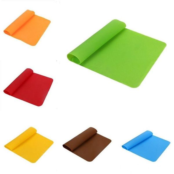 

40x30cm silicone mats baking liner silicone oven mat heat insulation pad bakeware kid table mat ing