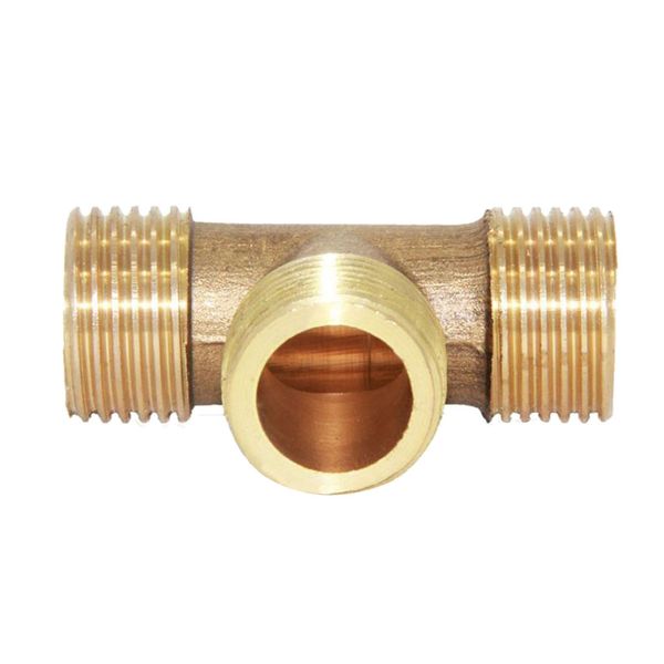 

1/2 \ '' brass колючая pipe 3 way резьбовое соединение fitting разъем адаптера dn15