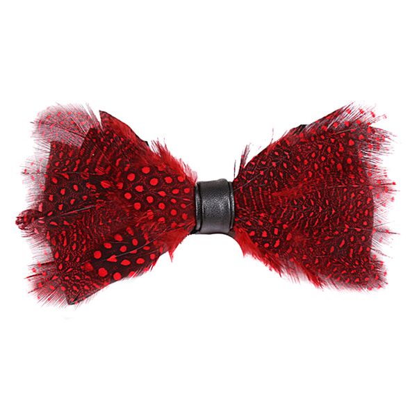

men's red purple peacock feather bow tie hair banquet night club wedding bridegroom wedding clothing accessories, Black;gray