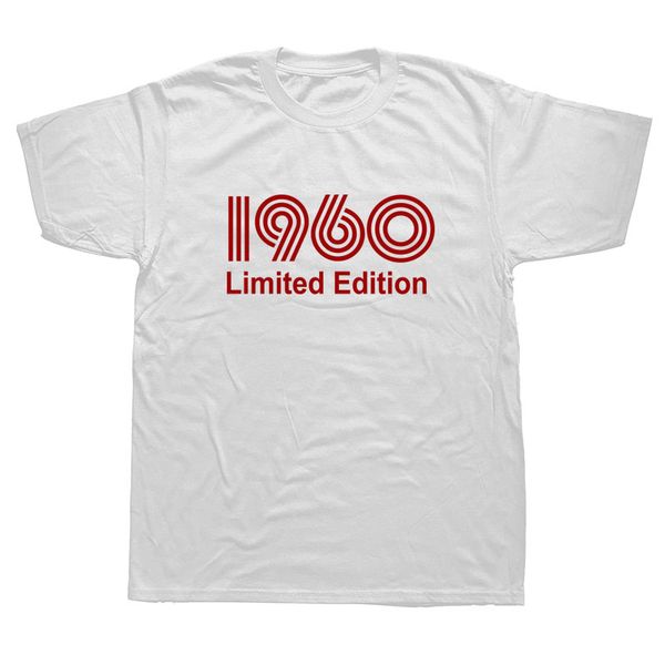 

1960 limited edition смешной graphic t-shirt mens лето стиль мода короткие рукава крупногабаритные streetwear футболки