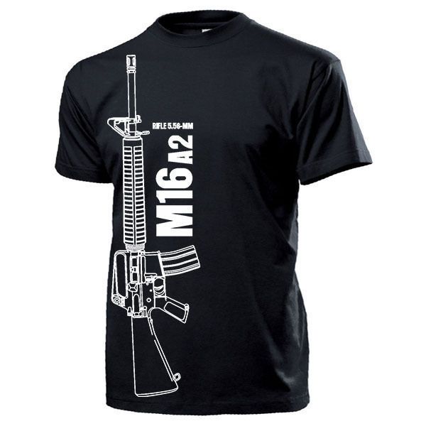 

2019 fashion t shirt m16 a2 rifle us army sturmgewehr gewehr usa amerika waffe deko t shirt #14207 tee shirt