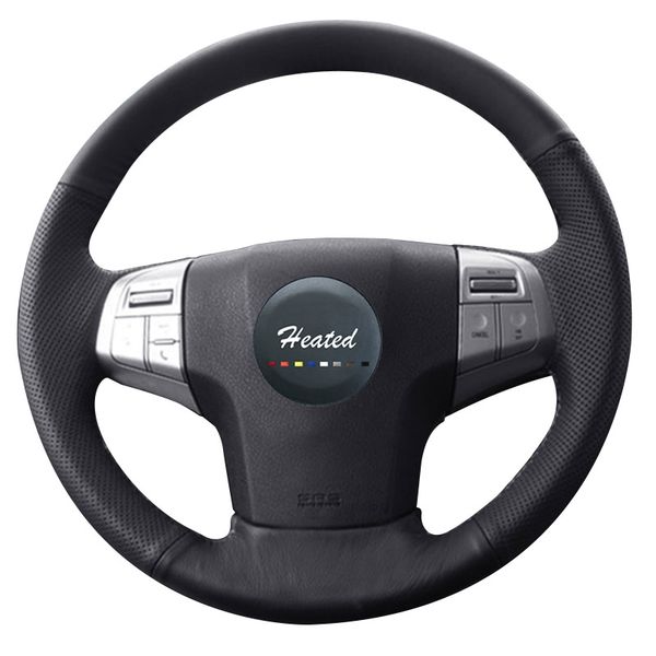 

braiding cover for steering wheel cover for isuzu dmax 2014 mu-x volante del coche braid on the steering wheel