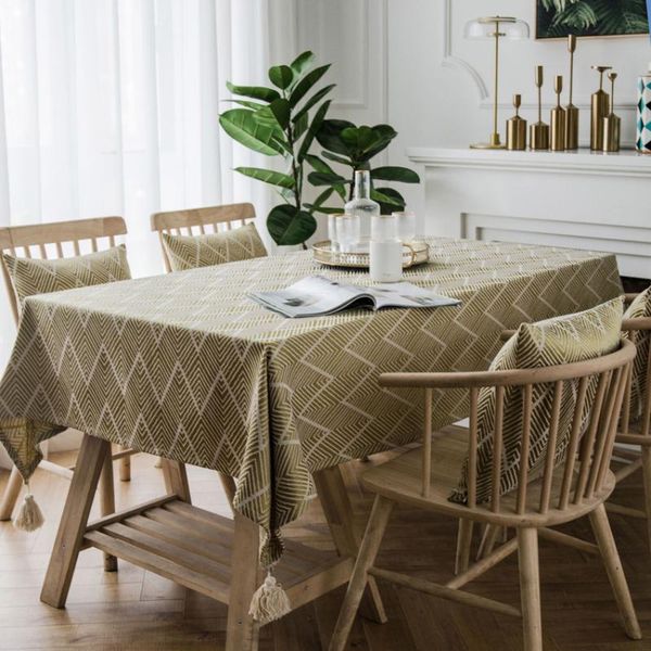 

table cloth modern simple decoration cricheted cover dining tablecloths banquet furniture dustproof background