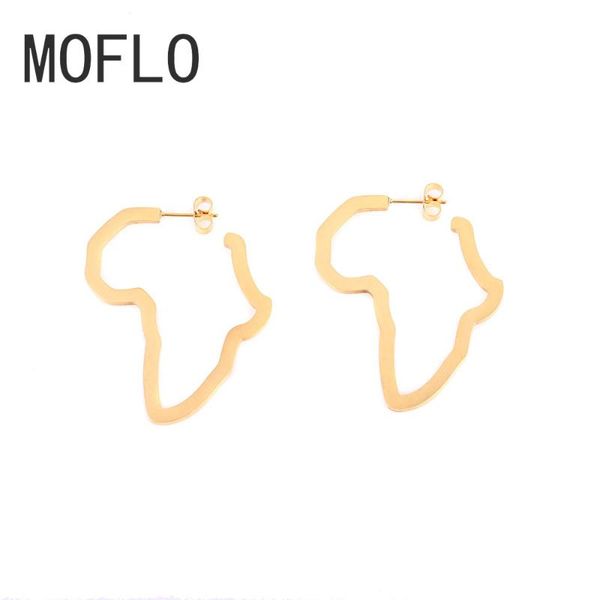 

moflo hyperbole gift gold color hollow african map earrings exaggerate larger earring for africa ornaments traditional ethnic, Golden;silver