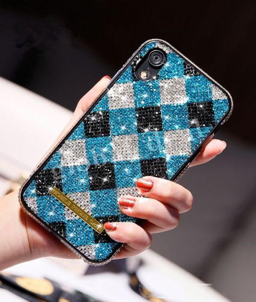 

glitter rhinestone gradient color case for iphone 11 pro x xs max xr 8 7 6 6s plus silicone diamond cover shell