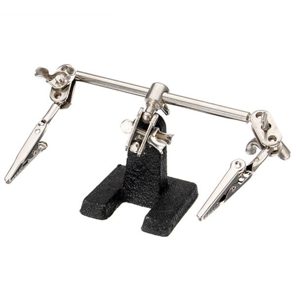 

third hand soldering iron stand clamp helping hands clip tool pcb holder electrical circuits hobby