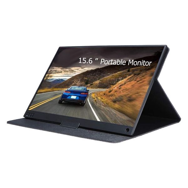 

portable monitor 15.6 inch full hd 1080 ips sn gaming monitor with usb-c type-c , built-in dual speakers