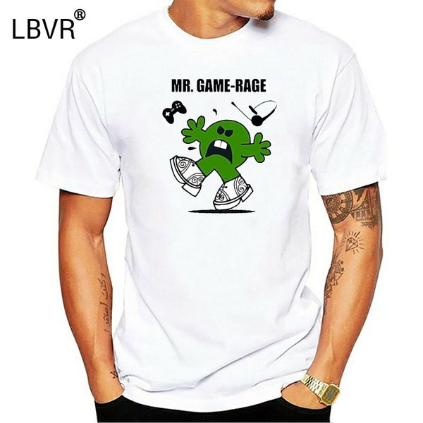 

mr game rage - gamers gamepad mr men parody mens t shirt