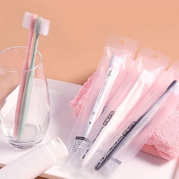 

ultra-thin super soft toothbrush portable eco-friendly travel outdoor use teeth care brush oral cleaning oral care tools