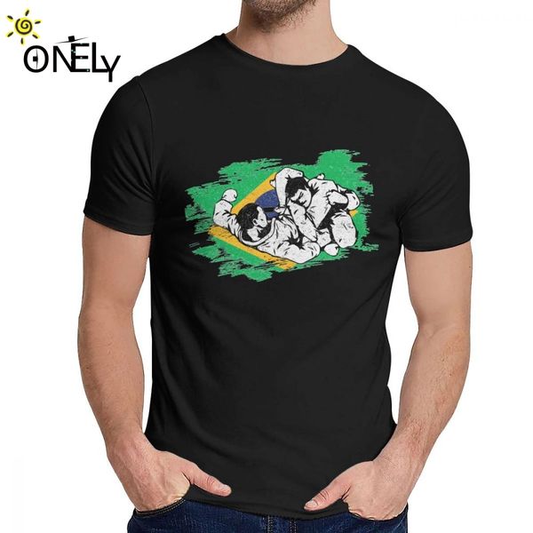 

men t shirt funny grappling bjj brazilian jiu jitsu good cotton new crewneck harajuku streetwear tee shirt