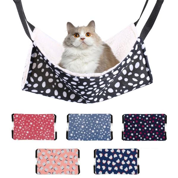 

cat sleeping bag mat hanging double-sided cat hammock available warm bed house pet dog supplies