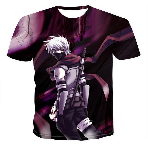 

new japan anime male o -neck cartoon men /women cool 3d print shirts oversized aesthetic funny men clothing