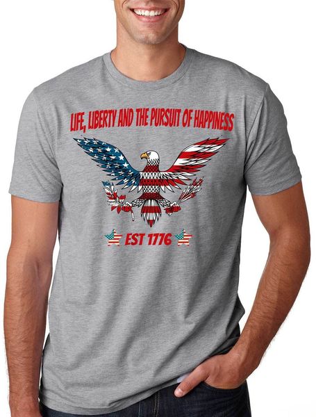 

2019 life liberty pursuit of happiness t-shirt 4th of july independence day tee