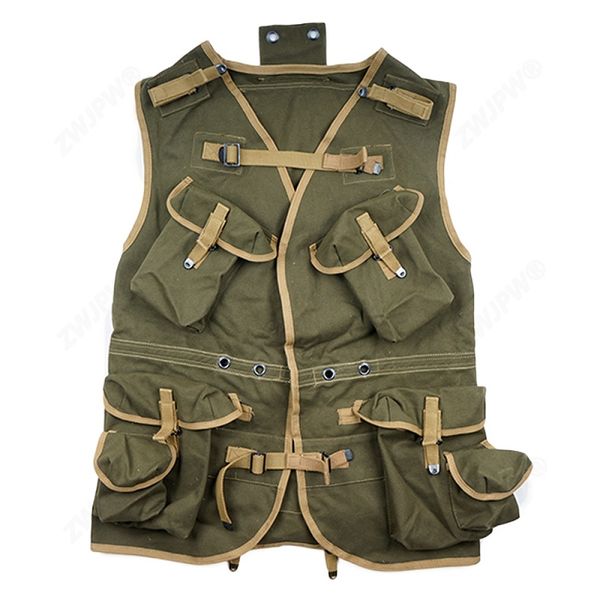 

normandy landing assault vest army high end pure cotton, Black;gray