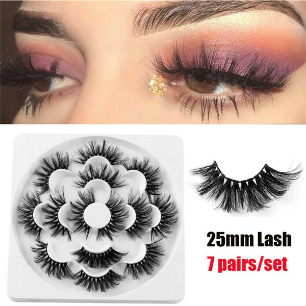 

7 pairs women false eyelashes eye lashes women natural false eyelashes makeup beauty