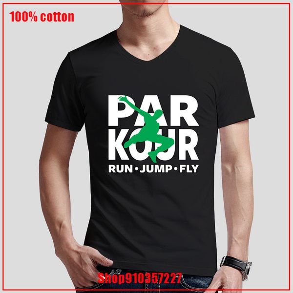 

new arrival 2020 t shirt cotton love v-neck casual parkour - unning - traceur white print short sleeve gothic clothes