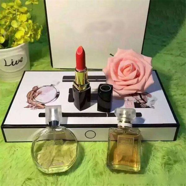 

new discount makeup set collection perfume lipstick eyebrow pencil mascara 5 in 1 cosmetic kit with gift box