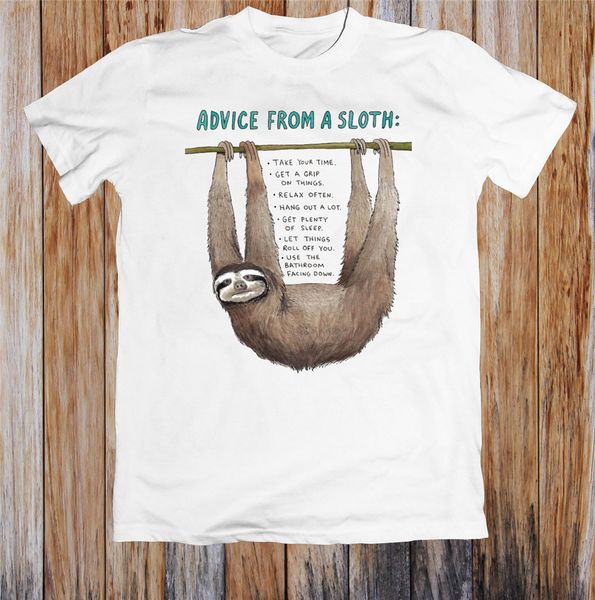

советы от лних смешного ленивого унисекса t shirt забавного дизайна футболочки