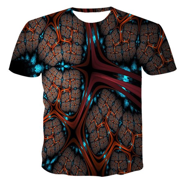 

summer new creativity skull print the 3d print shirts oversized horror aesthetic men clothing